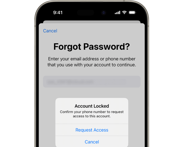 ID de Apple deshabilitado