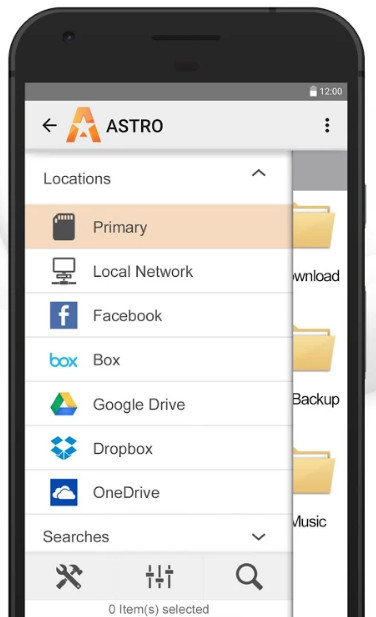 Alternativa a Root Explorer - Administrador de archivos ASTRO