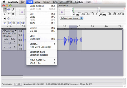 Editar archivo de audio