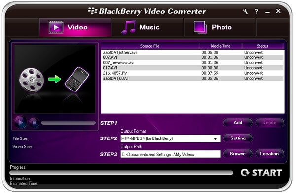 Aviosoft BlackBerry Video Converter