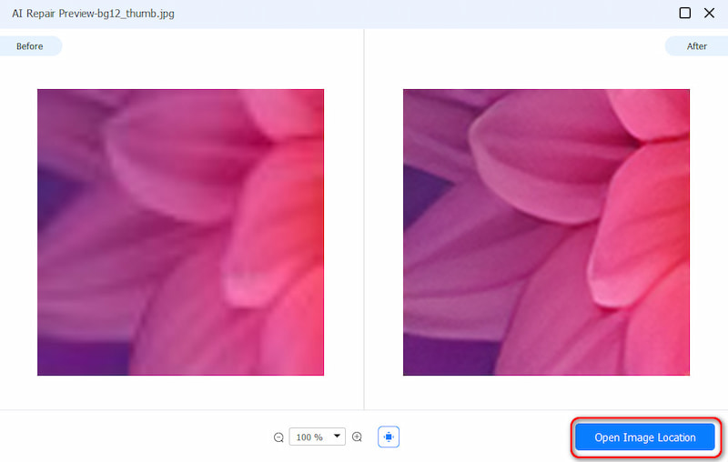 Imágenes de comparación