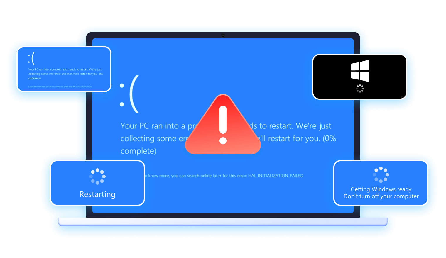 Recuperación de PC y Mac averiada