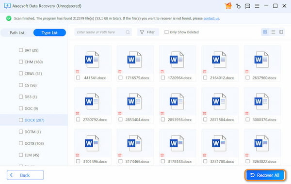 Recuperar archivos perdidos