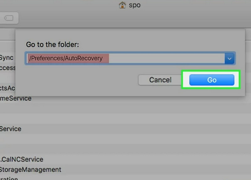 Insertar recuperación automática en Mac