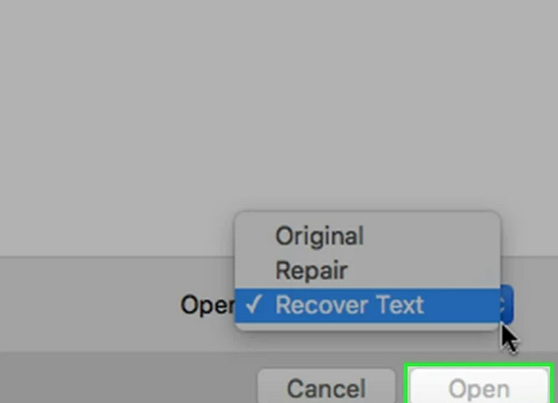 Recuperar texto en Mac