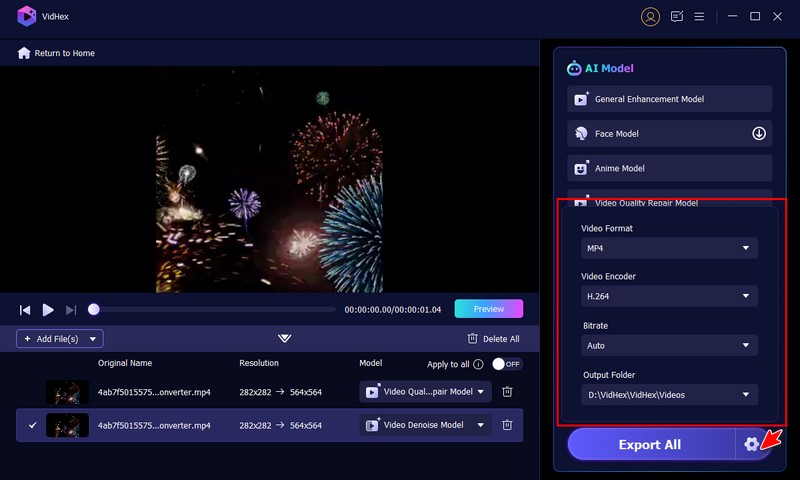 Personalizar la configuración de vídeo