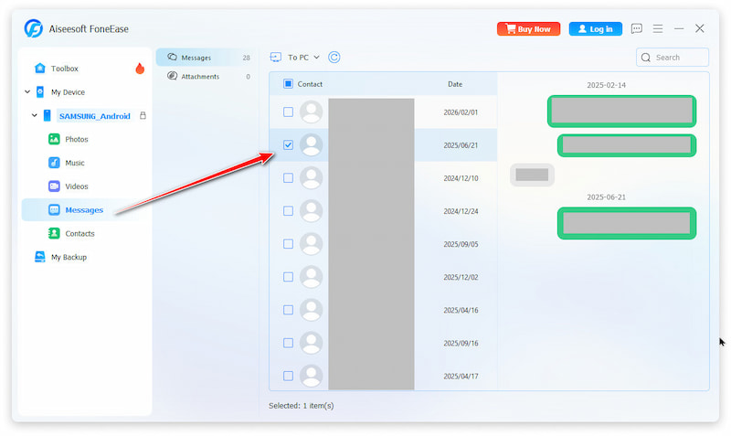 Seleccione Transferir archivo