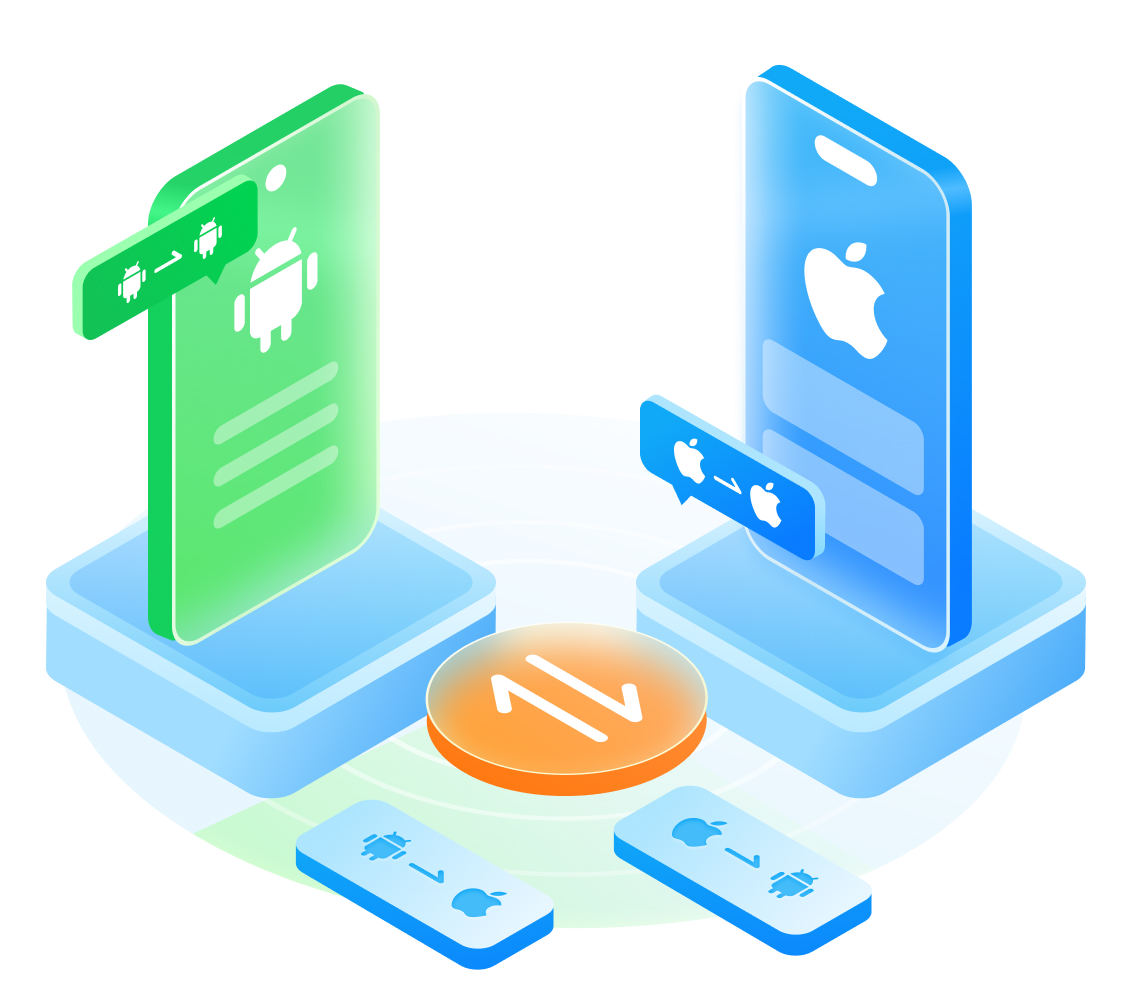 Transferencia de datos entre dispositivos móviles