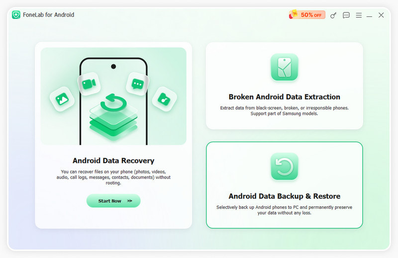 Interfaz de Fonelab para Android
