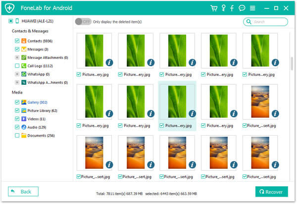 Recuperar archivos de Android