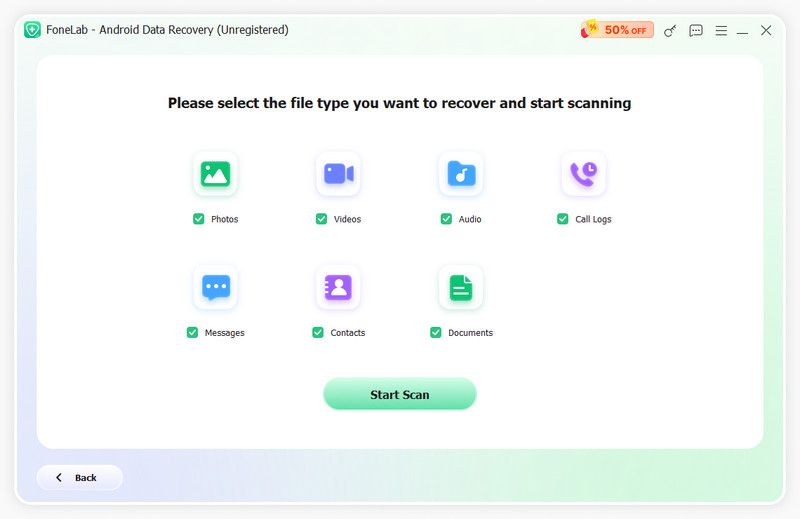 de archivos escaneados