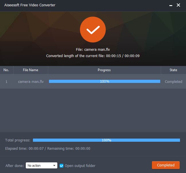 Convertir archivo FLV