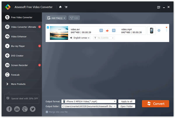 Añadir video VOB