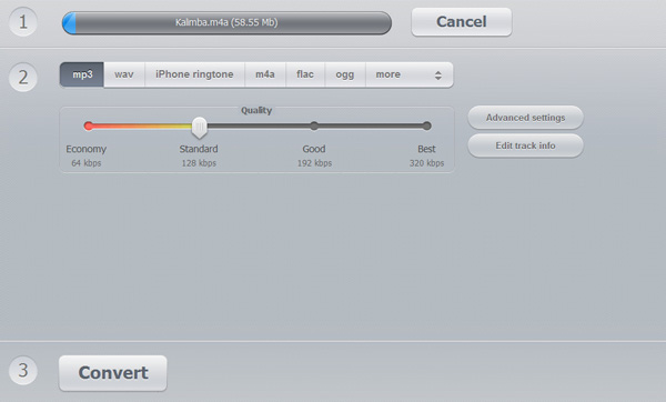 Convertir Audid a MP3