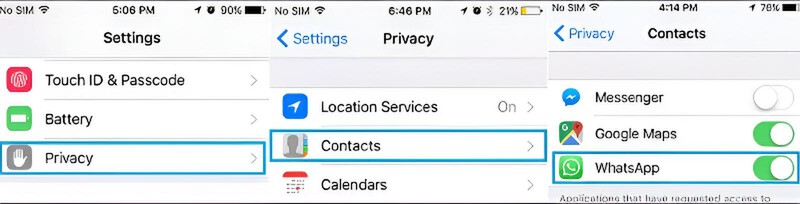 Activar WhatsApp en iPhone