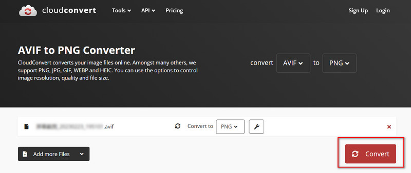 Cloudconvert Convertir Avif