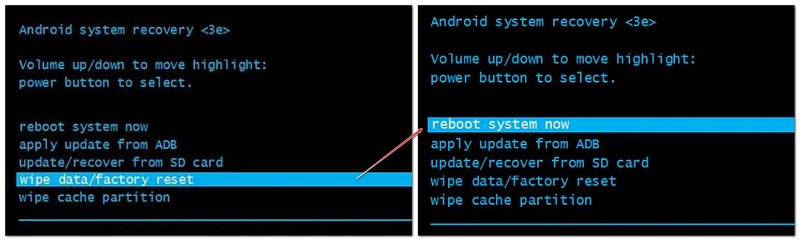 Omitir el bloqueo de Android mediante restablecimiento de fábrica