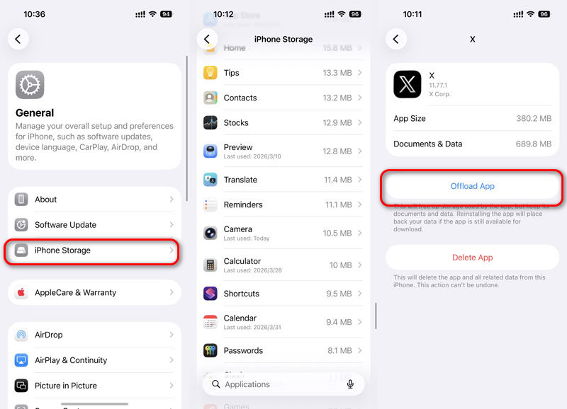 Offload App On Ios