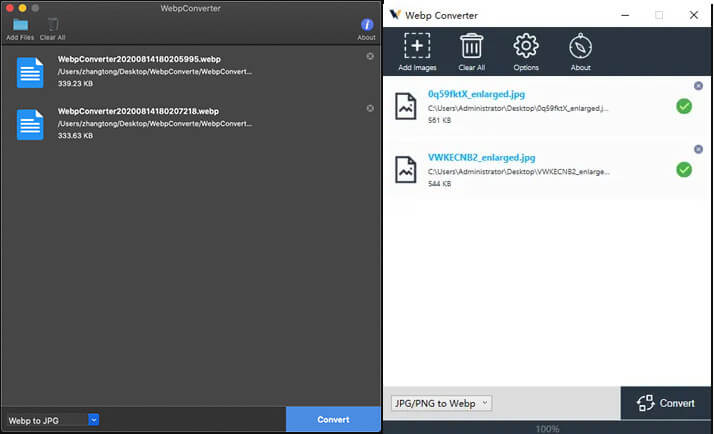Convertidor WEBP