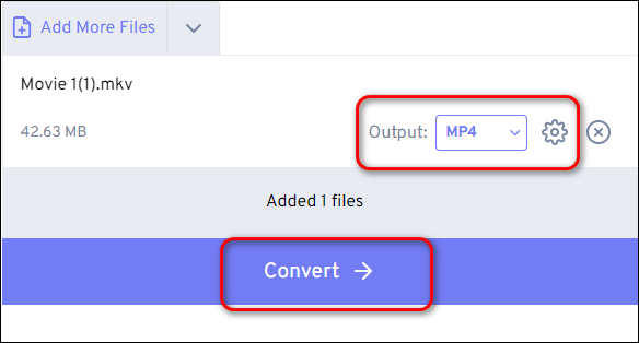 Convertir a MP4