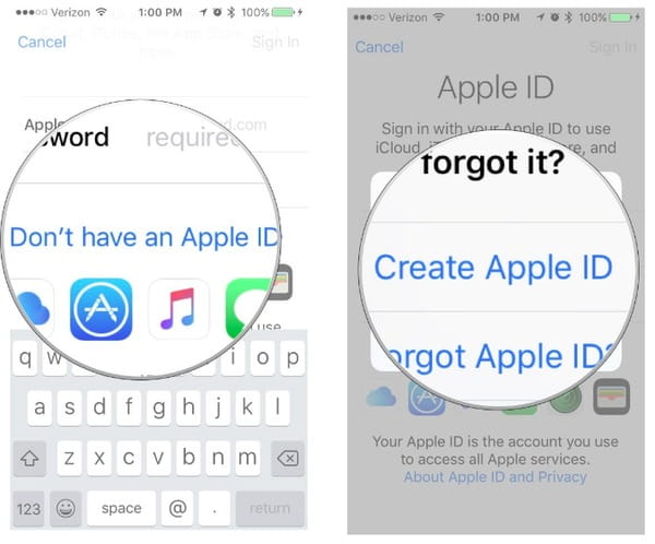 Activar nuevo ID de Apple