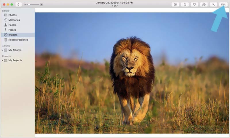 Editar imagen en Mac
