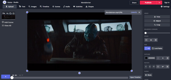 Recortar un video en un gif en línea