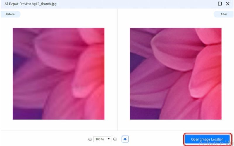 Haga clic en Abrir ubicación de la imagen