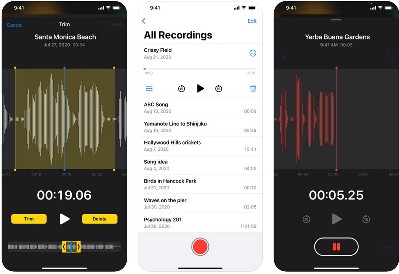 Notas de voz en iOS