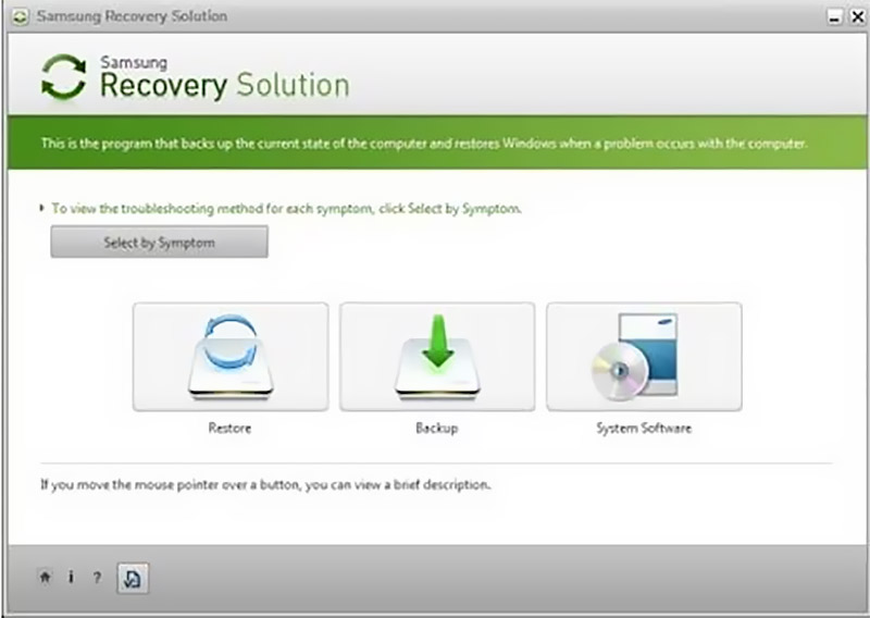 Restauración de la solución de recuperación de Samsung