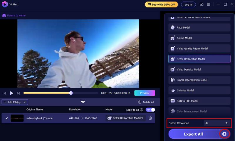 Adjust Output And Resolution