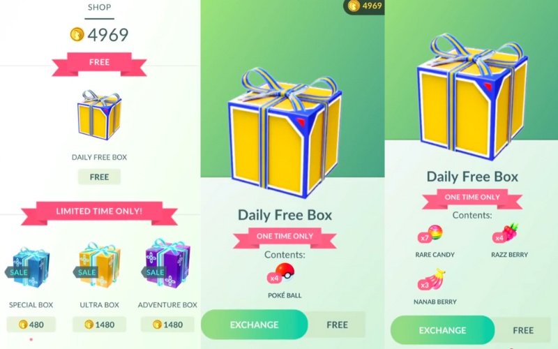 Reclama tu caja diaria gratis