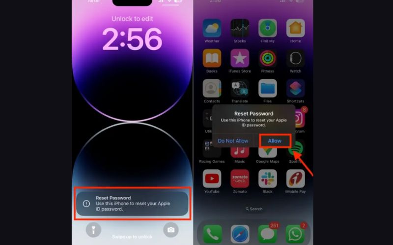 Permitir restablecer contraseña