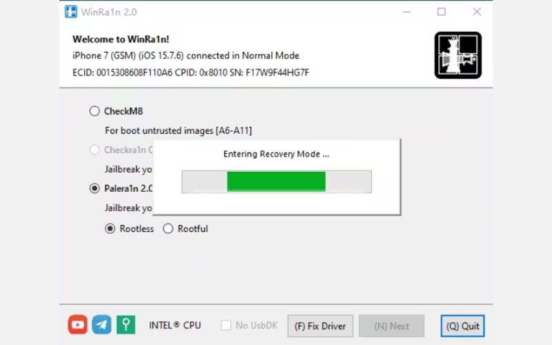 Iniciar el modo de recuperación