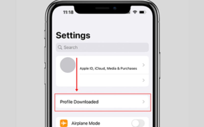 Perfil de toque descargado