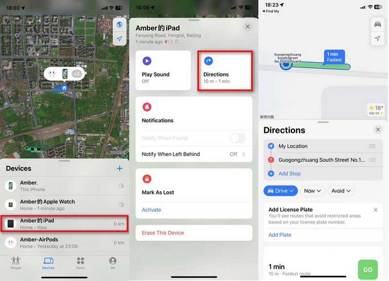 Localiza iPhone iPad con Find My