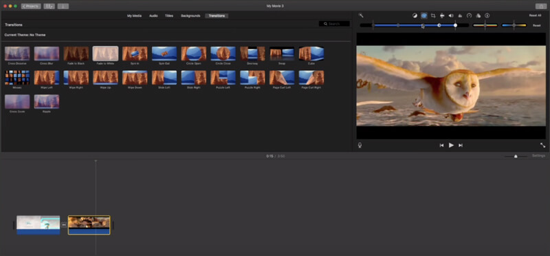 Agregar filtro en iMovie