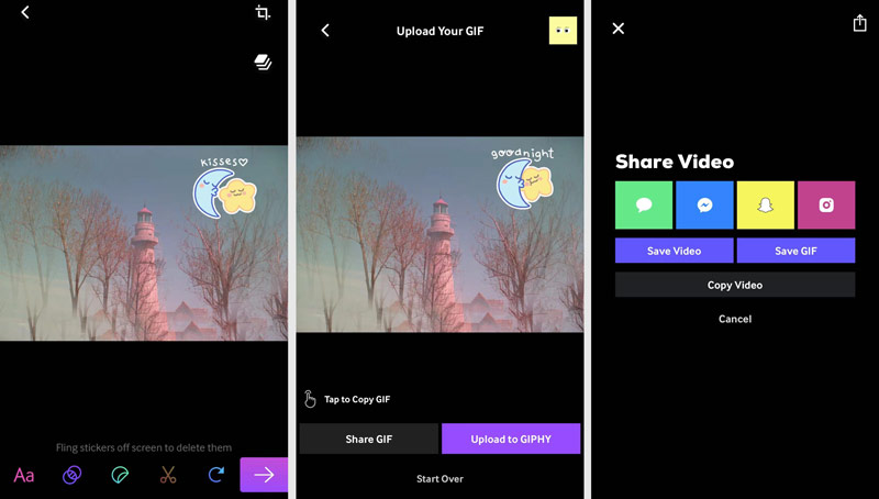 Haz un GIF en iPhone a partir de Fotos GIPHY