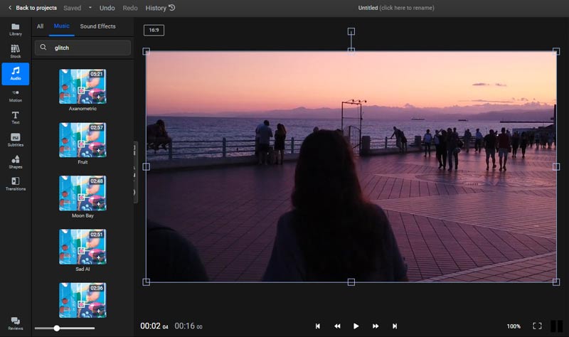 Flixier ajusta tu música