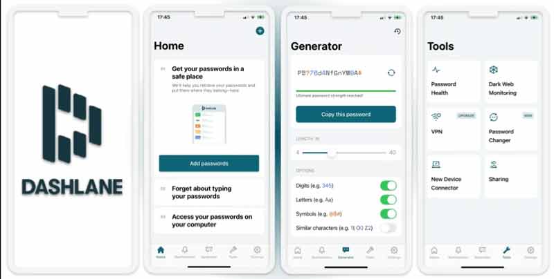 Los mejores administradores de contraseñas Dashlane