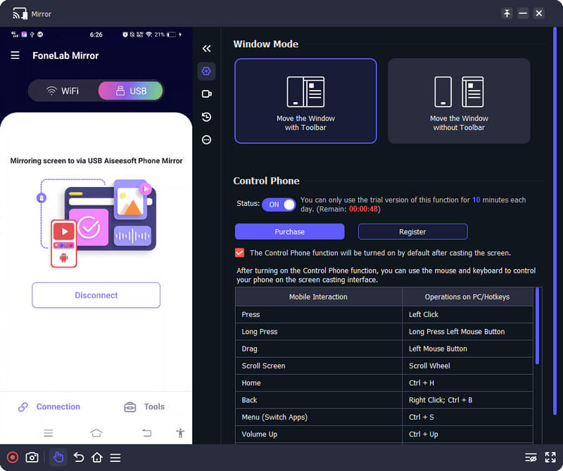 Duplicación de Android en PC