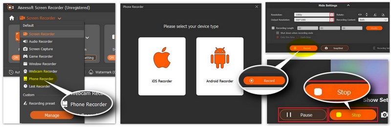 Grabar Pokémon móviles con Aiseesoft