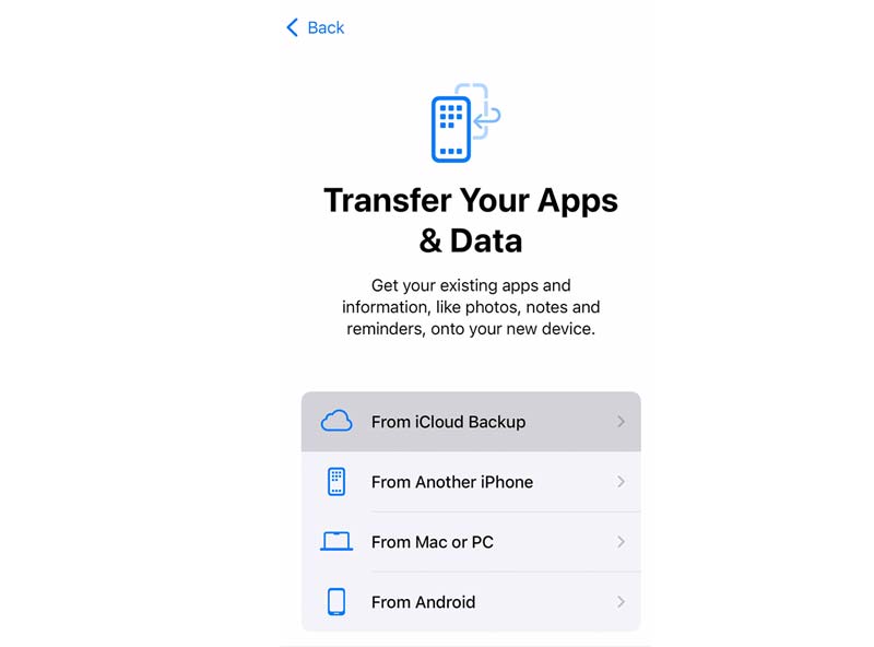 Recuperar imágenes de iCloud