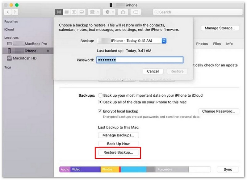 Recuperar fotos eliminadas del Finder