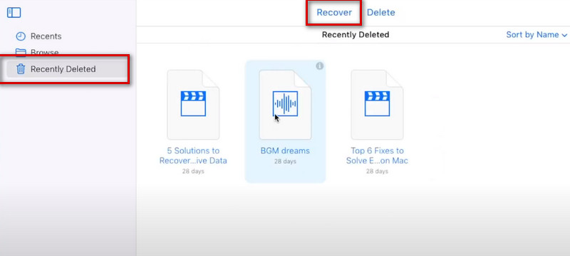 Recuperar fotos borradas en iCloud