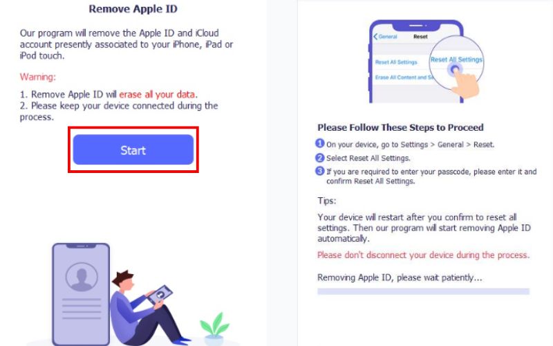 Haga clic en el inicio