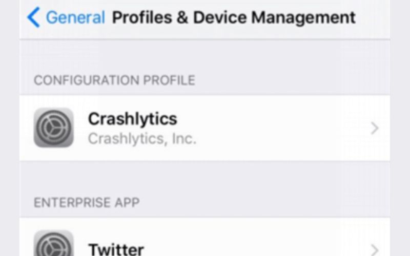 Comprobar perfiles MDM
