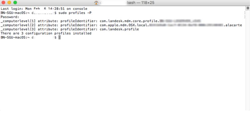 Ingresar al perfil de comando