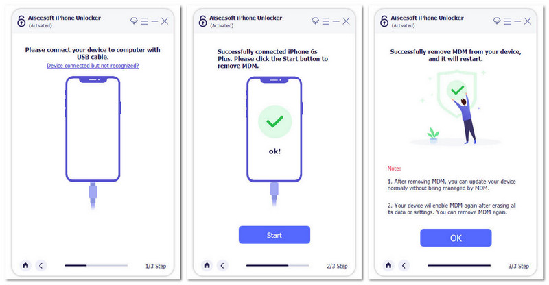 Pasos para desbloquear iPhone con Aiseesoft