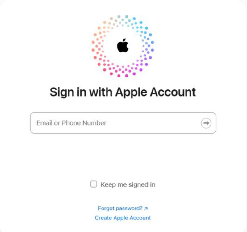 Ingresar ID de Apple